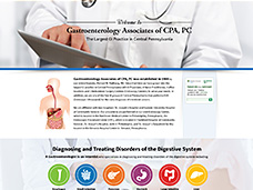 Gastroenterologists Associates, UI/UX Design